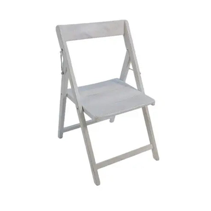 elevenpast Chairs Folding Wooden Chair White DA353WW