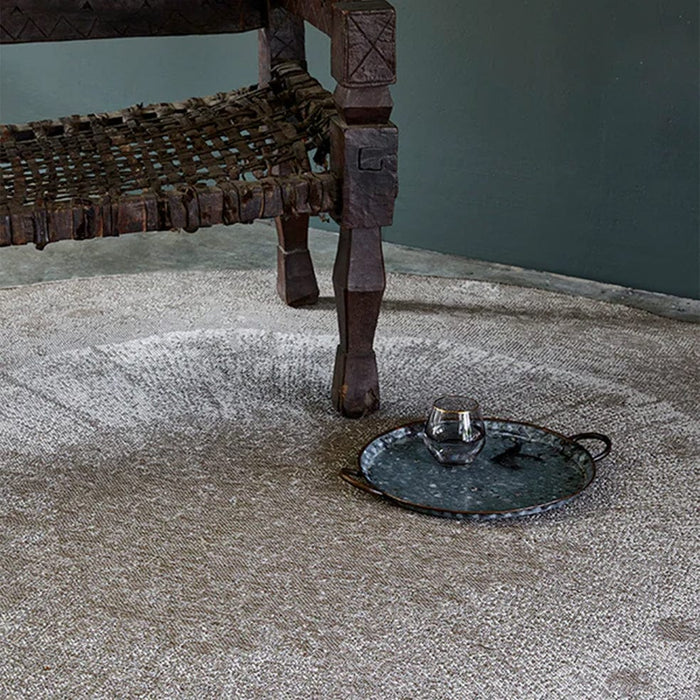 elevenpast Rug Dichotomized Sand Round Rug DICHOTOMIZEDSANDROUNDRUG