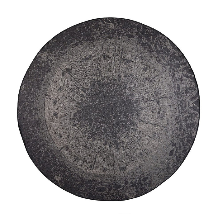 elevenpast Rug Dichotomized Slate Round Rug DICHOTOMIZEDSLATEROUNDRUG