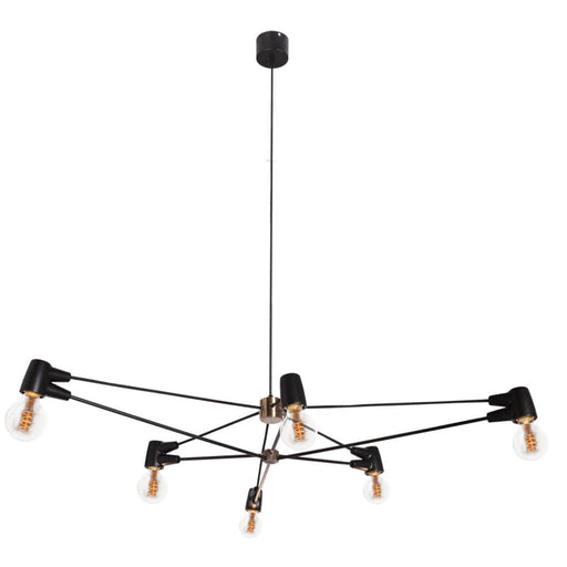 elevenpast Hommel Pendant Light 6 Black DL-KLCH-9209/6