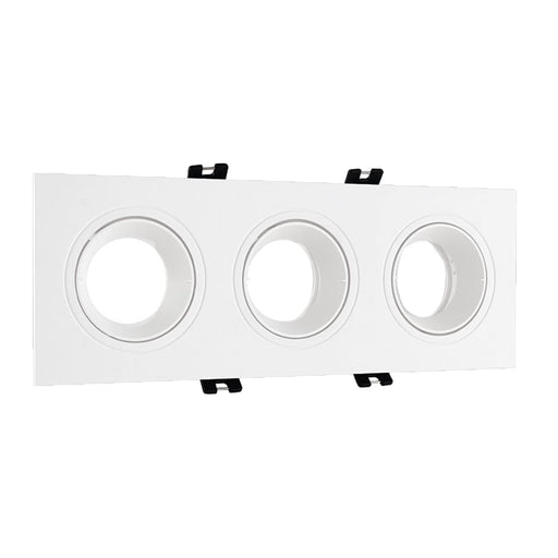 elevenpast DOWNLIGHTS Indoor Polycarbonate Triple Downlight White DL148/3 WHITE 6007226087253