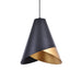 elevenpast Pendant Vertical Nyx Aluminium Pendant Light Black and Gold | 2 Styles EBD0172/04 340433329204