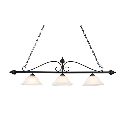 elevenpast Black Wanda Metal and Glass Pendant Light Black | Bronze EBD0267/04