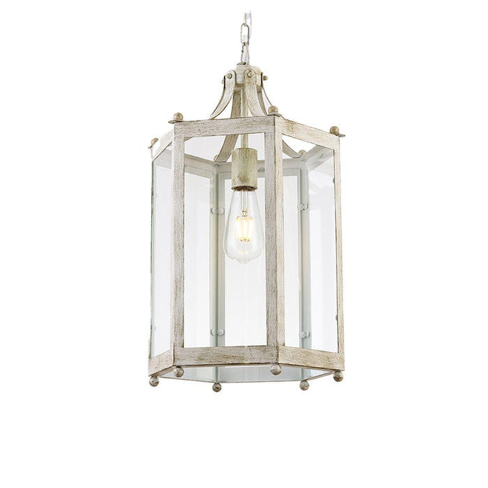 elevenpast Pendant White Sherry Metal and Glass Pendant Light Black | Bronze | White EBD0349/61