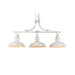 elevenpast White Kirk Metal Kitchen Island Pendant Light Copper | White | Gold EBD0353/25