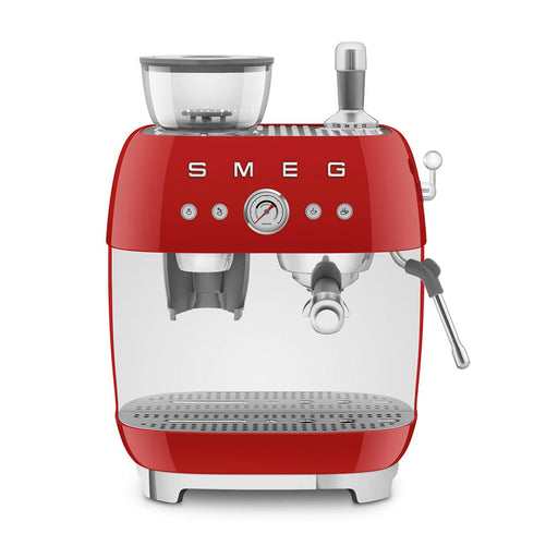 SMEG Coffee Makers & Espresso Machines Red Smeg 50's Style Espresso Manual Coffee Machine EGF03RDEU