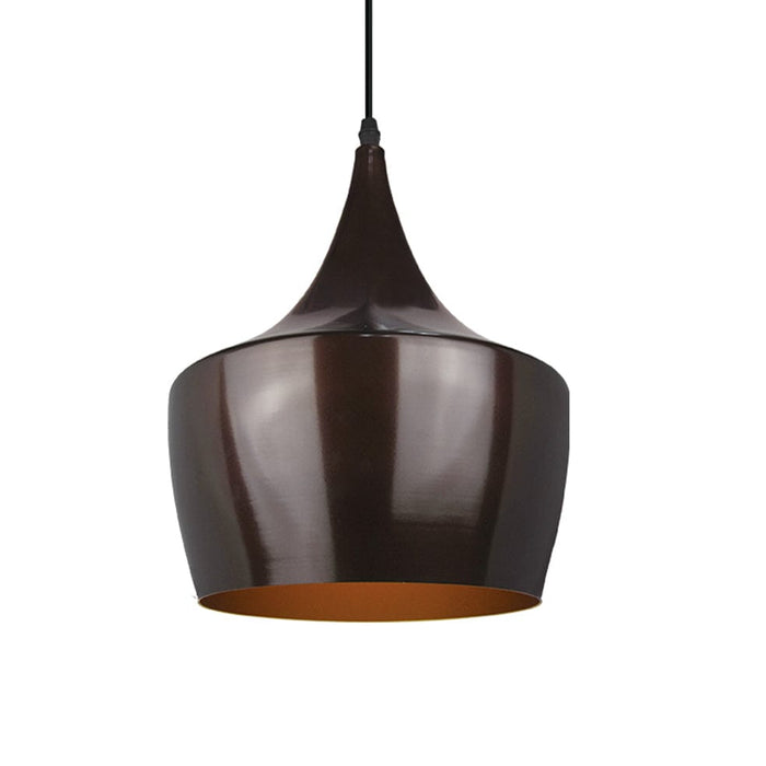 elevenpast Pendant Pedro Aluminium Pendant Light Pebble Brown EL7017/P/BRN 34041112270