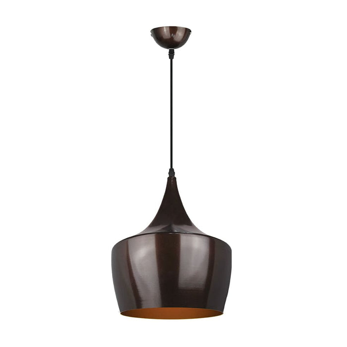 elevenpast Pendant Pedro Aluminium Pendant Light Pebble Brown EL7017/P/BRN 34041112270