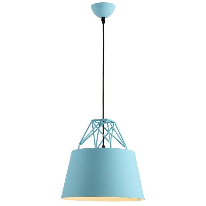 elevenpast Pendant Lights Blue Tessa Metal Pendant Light White | Pink | Blue ELR-1001-B