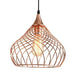 elevenpast Pendant Lights Norris Metal Pendant Light Rose Gold ELR-1009-RG