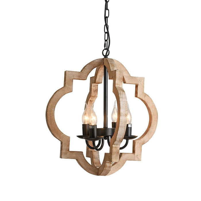 elevenpast Chandelier Celestial 4 lamp Chandelier ELR-4031-BW