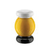 elevenpast Kitchen Appliances Yellow, Black and White Small Wooden Salt, Pepper and Spice Grinder by Alessi ES18 1