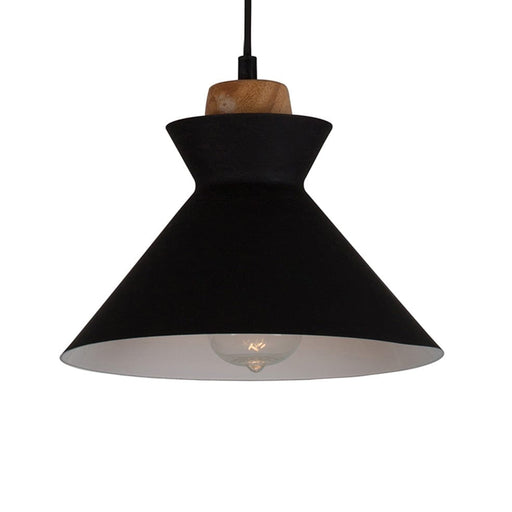 elevenpast Black Charlotte Cone Pendant EU-P980B