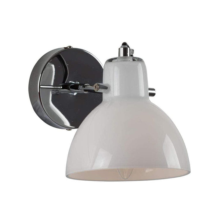 elevenpast Chrome & Opal Siena Spot Wall Light EUW562CH