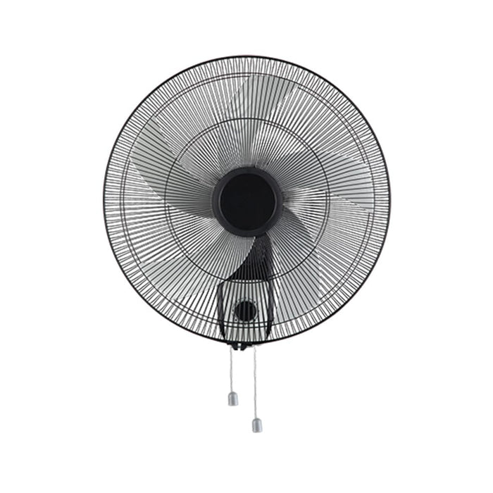 elevenpast fans Alara Metal Wall Fan Black F107 6009551810186