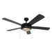 elevenpast Black Comet Ceiling Fan - 5 Blades F4B 6007328011088