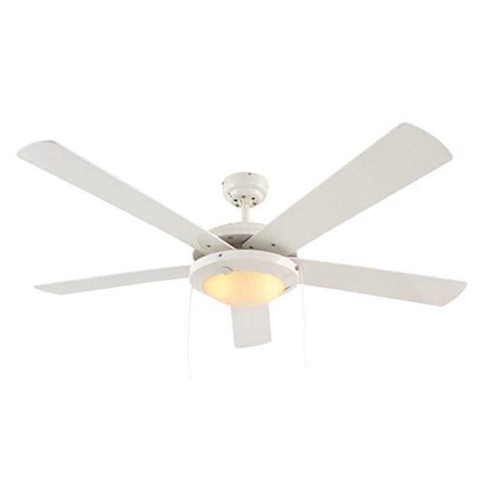 elevenpast White Comet Ceiling Fan - 5 Blades F4W 6007328010951