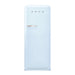 elevenpast fridge Pastel Blue Smeg Single Door 50's Style Refrigerator Glossy Finish FAB28RPB5 8017709299279