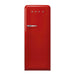 elevenpast fridge Red Smeg Single Door 50's Style Refrigerator Glossy Finish FAB28RRD5 8017709299316