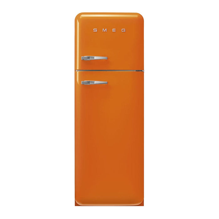 elevenpast fridge Orange Smeg Two Door Refrigerator - Right Hinge FAB30ROR5 8017709297787