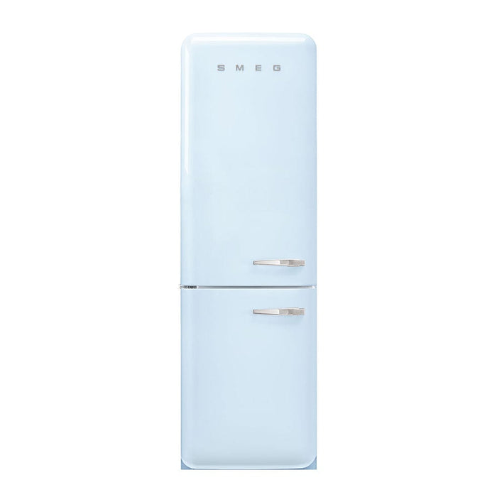 elevenpast fridge Pastel Blue Smeg Two Door Bottom Mount Refrigerator - Left Hinge FAB32LPB5 8017709298050