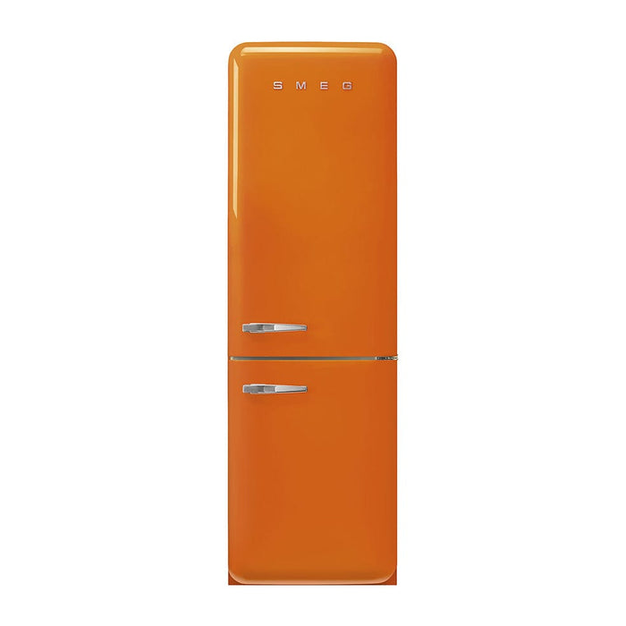 elevenpast fridge Orange Smeg Two Door Bottom Mount Refrigerator - Right Hinge FAB32ROR5 8017709298159