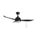 elevenpast Ceiling Fans Harry Metal Ceiling Fan with LED Light Black FCF080 MATT BLACK 6007226080124