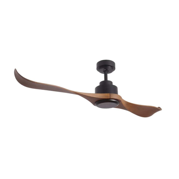 elevenpast Ceiling Fans Murray Metal Ceiling Fan Black and Brown FCF081 MATT BLACK 6007226080131