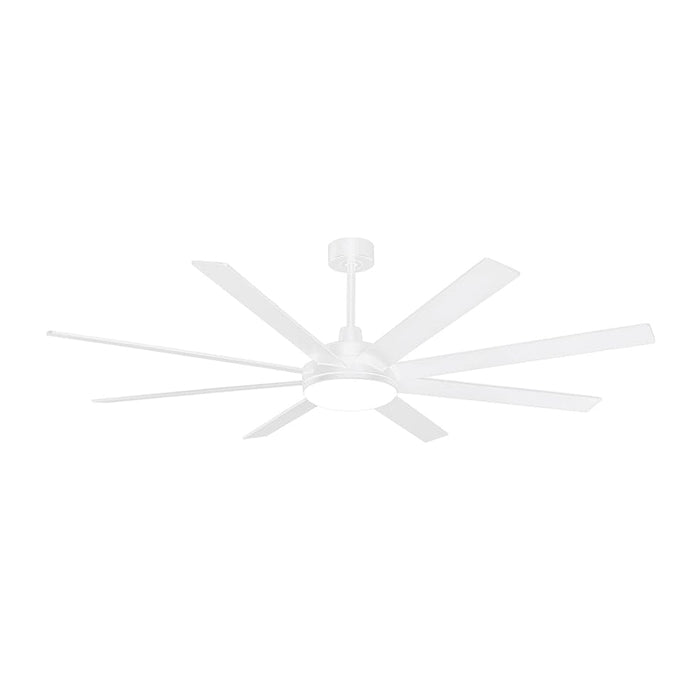 elevenpast Ceiling Fans White Tundra Oversized Ceiling Fan with LED Light Black | White FCF103 WHITE 6007226087918