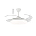 elevenpast Ceiling Fans Fargo Metal Ceiling Fan with LED Light Black | White