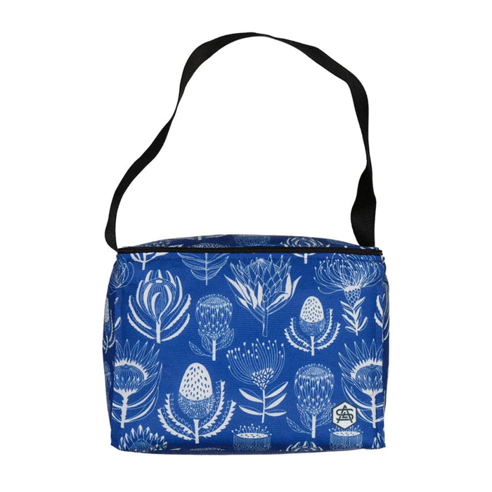 elevenpast Beverage Cooler Medium Floral Kingdom Cooler Bag Blue FLORALKINGDOMCOOLERBAGMEDIUM