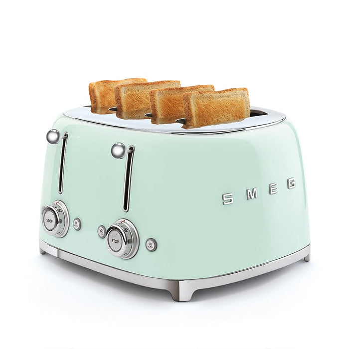 SMEG Toaster Smeg Square Four Slice Toaster Glossy Finish