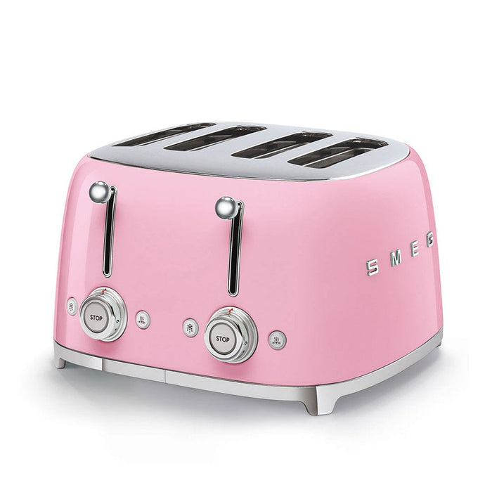 SMEG Toaster Smeg Square Four Slice Toaster Glossy Finish