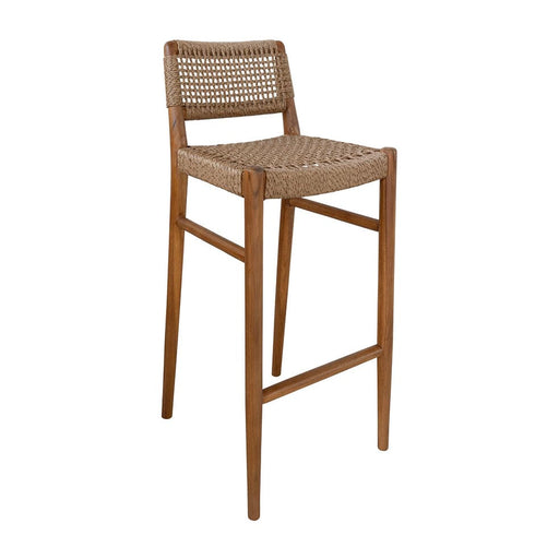 Hertex Haus Bar Stool Goa Teak Bar Chair Bark FUR01346