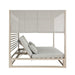 Hertex Haus Outdoor Palace Outdoor Canopy Daybed in Safari FUR01357