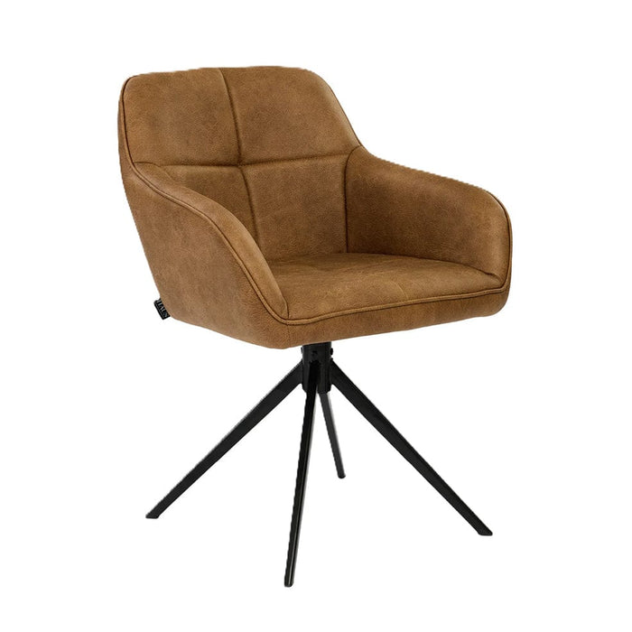 Hertex Haus Chairs Tan Gilbert Swivel Chair Pumice | Tan | Forest | Nero FUR01393