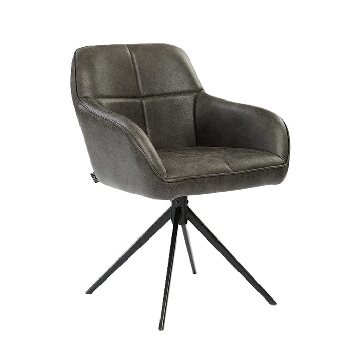 Hertex Haus Chairs Nero Gilbert Swivel Chair Pumice | Tan | Forest | Nero FUR01394