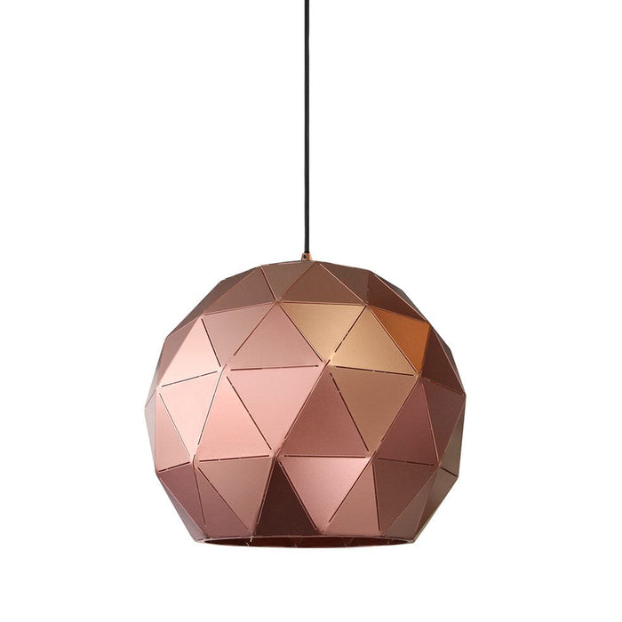 elevenpast Pendant Lights Medium Laser Cut Metal Ball Pendant Light Copper | 3 Sizes G-KLCH-820-M/CO