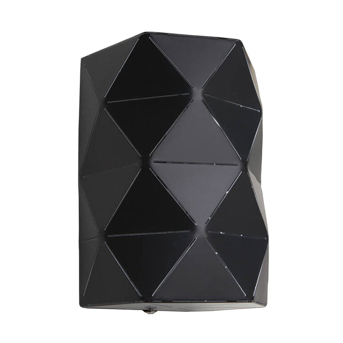 elevenpast Wall Light Black Cylinder Laser Cut Metal Wall Light Black | White G-KLW-821/BL