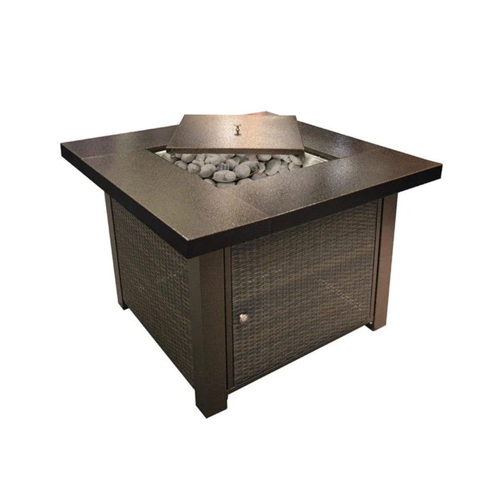 ALVA Heater ALVA Gas Firetable Wicker Finish GFT100