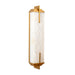 elevenpast Wall Light Zoe Alabaster and Metal Wall Light Brass HB-3321