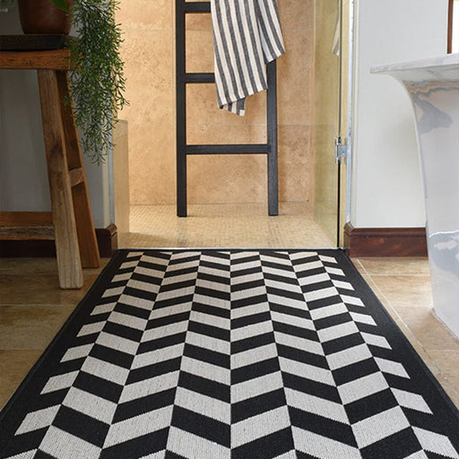 elevenpast Rug 2.4m x 1.6m Herald Black Rug HERALDBLACKRUG2.4X1.6