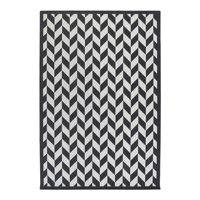 elevenpast Rug 2m x 0.8m Herald Black Rug HERALDBLACKRUG2X0.8