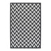 elevenpast Rug 2m x 0.8m Herald Black Rug HERALDBLACKRUG2X0.8