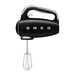 elevenpast Kitchen Appliances Black Smeg 50's Style Hand Mixer HMF01BLSA 8017709303075