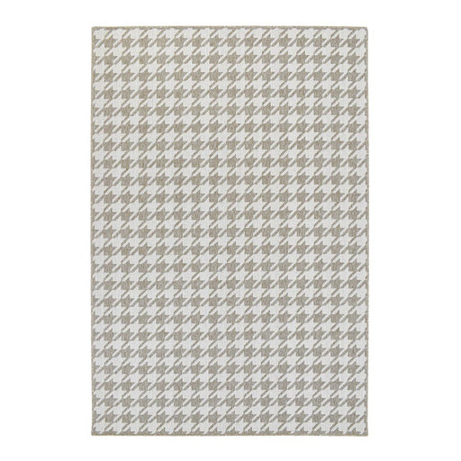 elevenpast Rug 2m x 0.8m Houndstooth Sand Rug HOUNDSTOOTHSANDRUG2X0.8