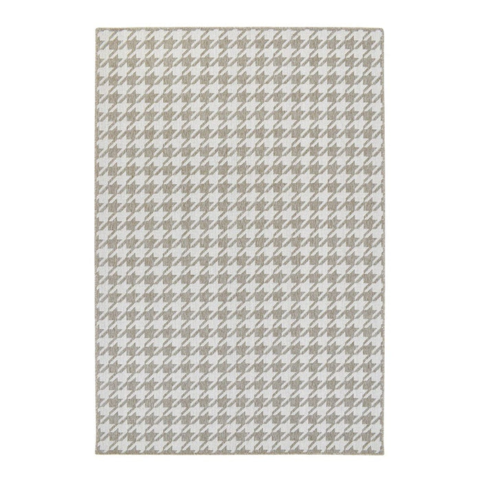 elevenpast Rug 2m x 0.8m Houndstooth Sand Rug HOUNDSTOOTHSANDRUG2X0.8