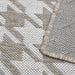 elevenpast Rug 3m x 2m Houndstooth Sand Rug HOUNDSTOOTHSANDRUG3X2