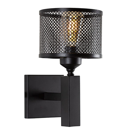 elevenpast Wall light Mesh Steel Wall Light Black JC159-BL 6009513063995