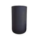 elevenpast Pots & Planters Large Tall Match Cylinder Japi Planter with Saucer Black JCMC45E